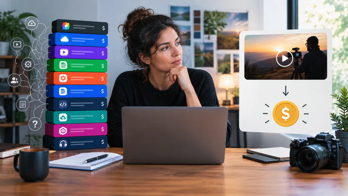 Marketer analyzing cost savings of Veo 3.1 AI video generator