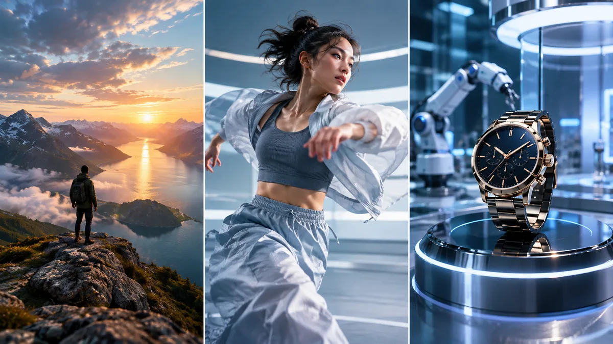 AI video generator comparison showing cinematic rendering technology